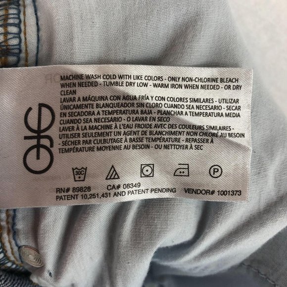 ELLA MOSS High Waist Straight Jeans Women's Size 6 Blue Denim Stretch Zip Fly - Picture 9 of 10